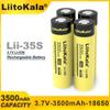 LiitoKala Lii-35S Новый 18650 Аккумулятор 3.7V Li-ion 3500mAh Литиевый Аккумулятор Для Светодиодного Фонарика