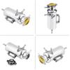350ml Aluminum Car SUV Overflow Catch Tank Cooler Coolant Reservoir Kit Universal