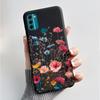 For Nokia C31 / Nokia C21 Plus Case Fashion Luxury Flowers Butterfly Black Protective Soft Silicone Cover For NokiaC31 Casing