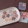 Girls 10pcs Hairpins Frosted For Star Heart Hair Clips Barrette Kids Hair Accessories