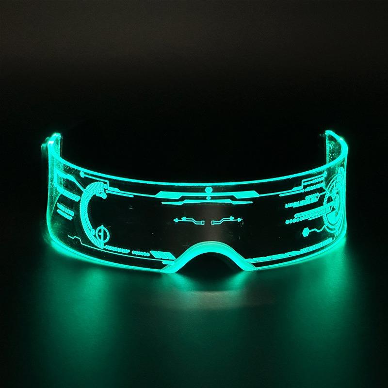 Панк Цыганская Технология LED Светящиеся Очки Электрический Музыкальный Фестиваль Вспышка KTV Бар Вечеринка Очки