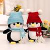 Scarf Little Penguin Doll Cute Doll Children's Simulated Plush Toy Girl Companion Doll Gift