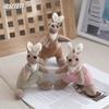 Adorable Plush Kangaroo Keychain Doll With Cute Design For Couples And Collectors