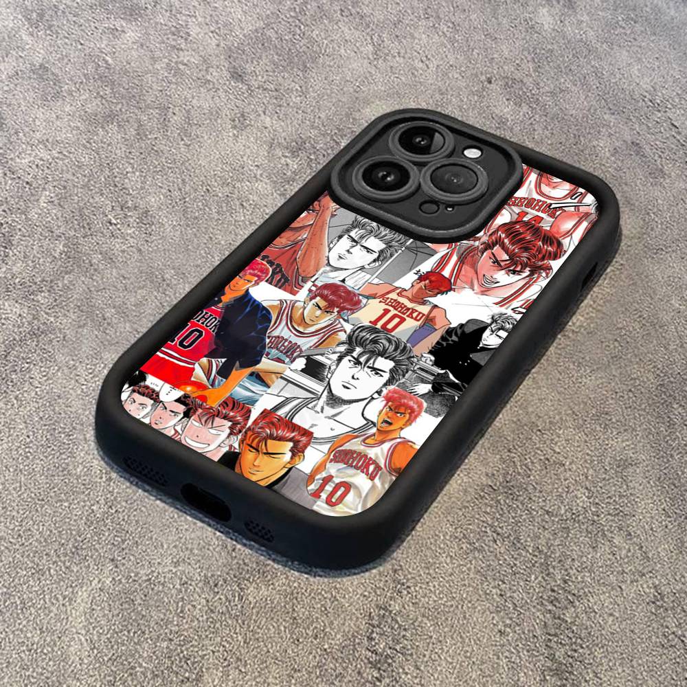 Японский чехол для телефона S-SLAM D-DUNK для IPhone 17 16 15 13 11 12 14 Pro Max Plus Силиконовая защитная оболочка