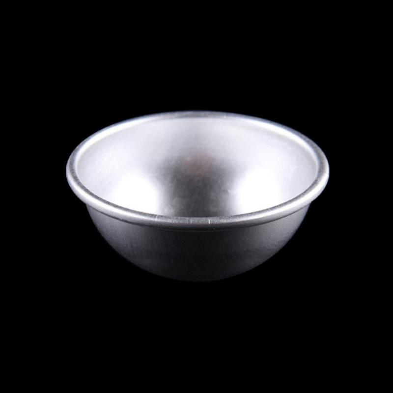 10PCS Round Cake Molds Dessert Molds Cake Pans AluminumAlloy Material Dessert Supplies Semicircle Cake Molds for Cake
