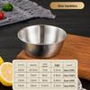 Миска для корейского рисового вина из нержавеющей стали марки 304 с ручкой, желтая миска для барбекю/кимчи для горячего и холодного вина.