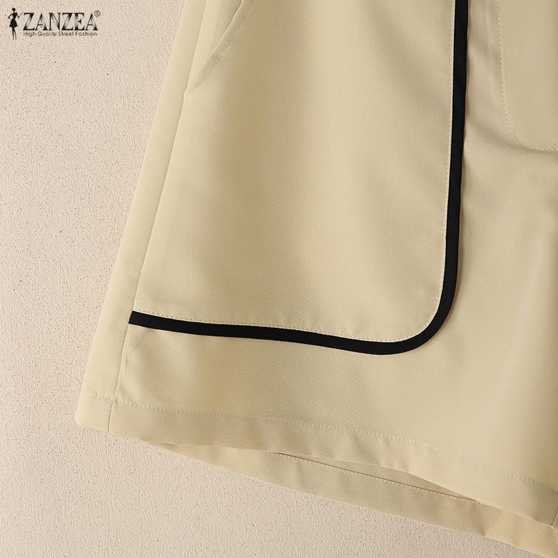 Casual Summer Women Zanzea Loose Patchwork Short Pants