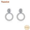 Tancise 925 Sterling Silver Zircon Earrings Drop Earrings For Women Wedding Party Gifts