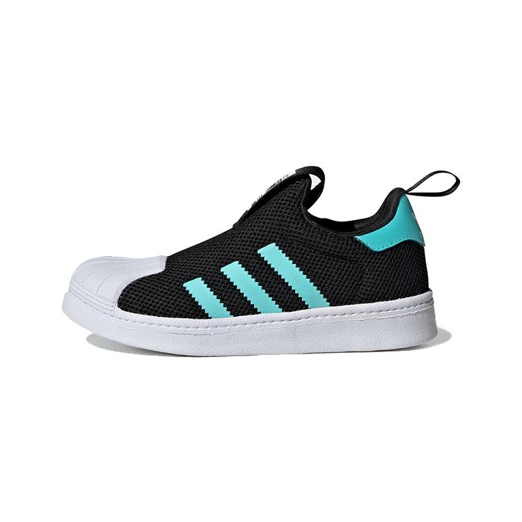 Adidas Originals SUPERSTAR 360 Mesh Low top Kids' Skateboarding Shoes Black Blue Children Aged 3 7 Years Old IF5920