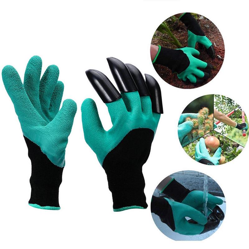 Садовые перчатки с когтями. 1 пара