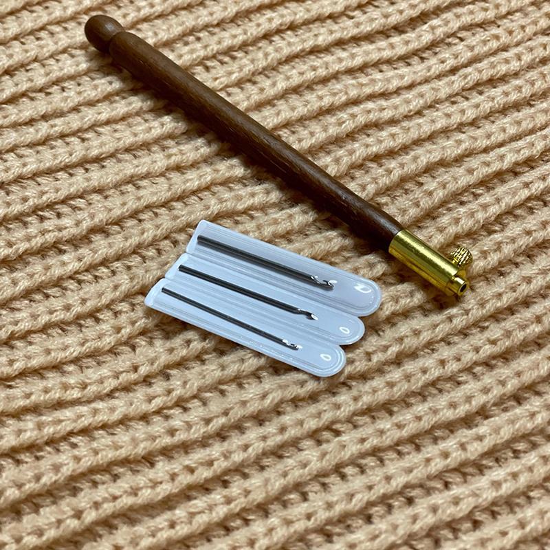 1 комплект. Французская вышивка крючком. Ручная вышивка крестиком. Котто. Вязание крючком. 3 иглы.