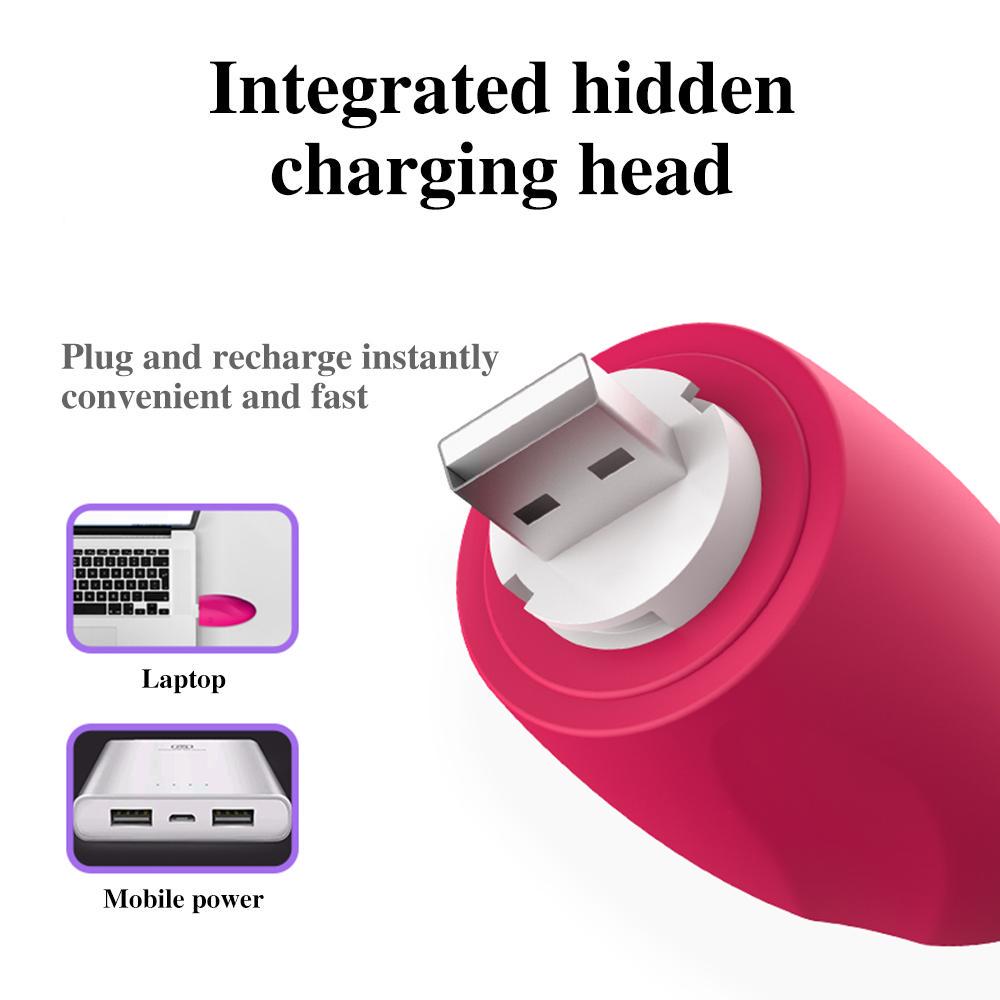 Силиконовый вибратор USB перезаряжаемый вибрирующий прыгающий яйцо женский вибрационный стимулятор точки G прыгающее яйцо игрушки для взрослых