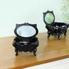 Korean Style Jewelry Storage Box With Mirror Rose Flower Storage Box Beautiful   Home