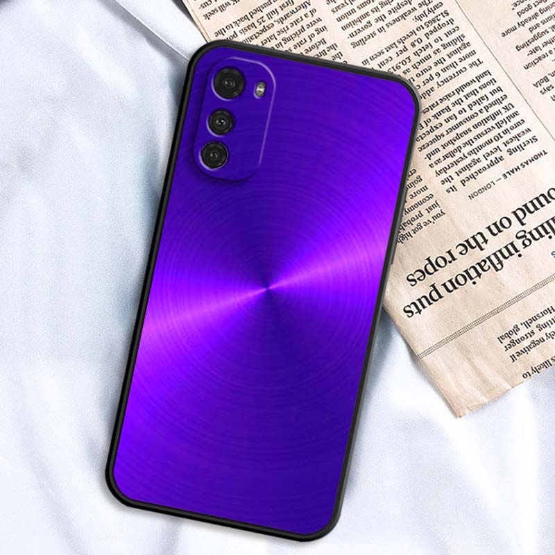 Цветной светящийся узор 'Искусство' Для Motorola G85 Edge 50 G24 G35 G14 G04 40 G72 G34 G G54 G13 G32 5G Черный чехол для телефона