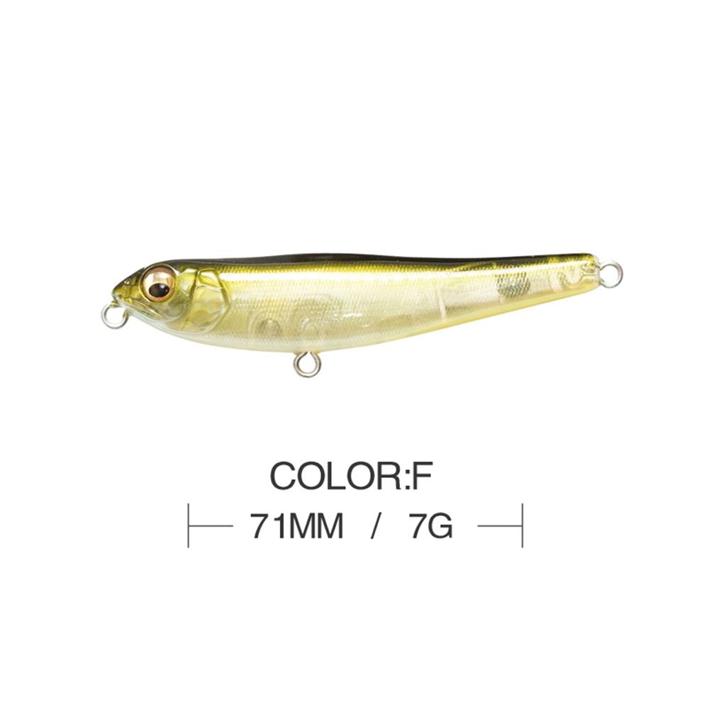 Outdoor Tackle Useful Minnow Lures Pencil Baits with Steel Ball Fish Hooks Winter Fishing