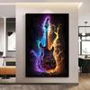 Color Music Guitar Record Posters and Prints Abstract Modern Aesthetics Jazz Canvas Painting Wall Art for Music Room Home Decor