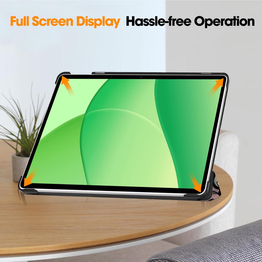 Для Oppo Pad SE/OnePlus Pad Lite Чехол с принтом из кожи, подставка, чехол для планшета