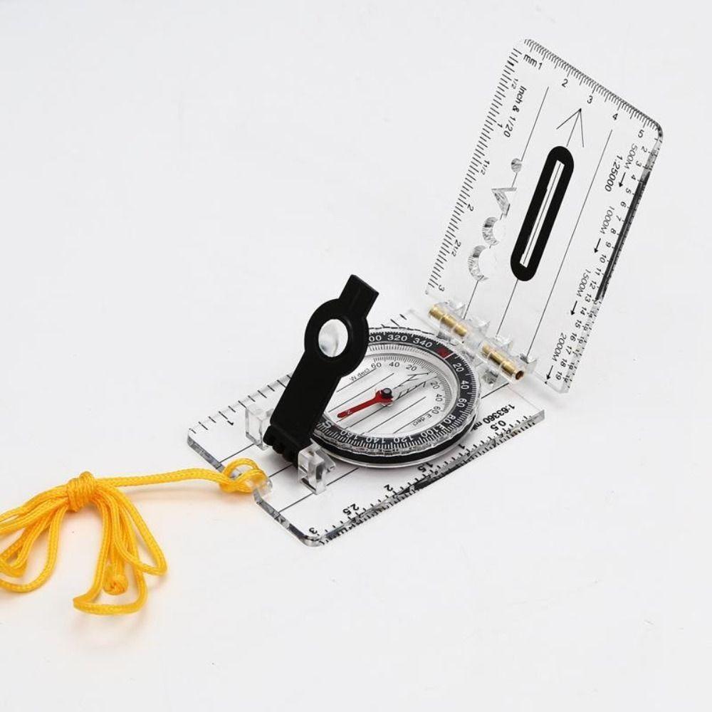Waterproof Handheld Outdoor Equipment Outdoor Navigation Compass Compass Ruler Map Reading Scouts
