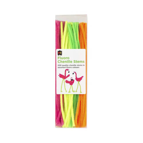 EC Синель Стебли 30см 200уп (Флюоро)