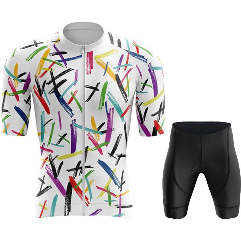 Cycle Jersey Men's Mtb Cycling Pants Summer Clothing 2025 Bib Bike Man Complete Tricuta Uniform Road Gel Sports Set Costume Suit