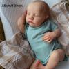 BZDOLL 48см 19дюймовая Кукла Реборн для Новорожденной Девочки Спит с Кожей, Расписанной 3D-красками, Нарисованная Вручную и с Кровеносными Сосудами, Мягкий винил, Искусство, Рождественский Подарок на День Рождения