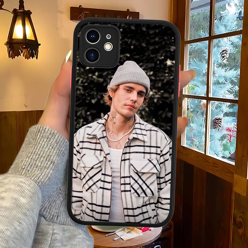 Чехол для телефона певца Джастина Бибера для iPhone 13 12 X XS MAX Pro Max 16 15 11 14 Pro Max Ударопрочный матовый чехол