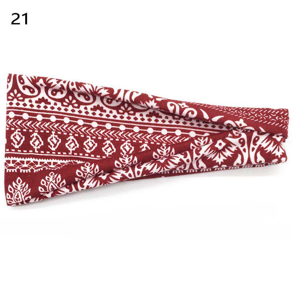 Scrunchy Hairband Sweat Absorbing Running Head Wrap Elastic Turban Women Headbands Sport Bandana