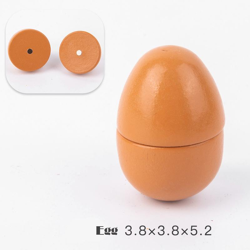 Имитация кухни Игрушка для ролевых игр Магнитные деревянные режущие фрукты овощи Классическая игра Монтессо Развивающие игрушки для детей