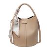 Premium Texture Portable Small Bag Women'S Fashion Soft Leather Bucket Bag Casual Shoulder Messenger Bag