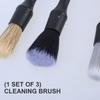 3Piece Professional Paint Brush Set For Wall Trim, Window Edges And Narrow Area