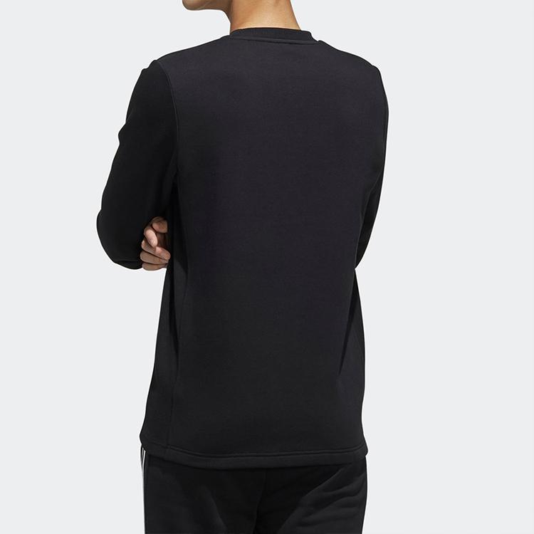 Adidas Мужская флисовая толстовка с длинными рукавами Neo с манжетами, черная EI4701