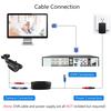 60ft /18.3m 2-in-1 Video Power CCTV Cable BNC Extend Cord for Home Security Surveillance Cameras DVR System