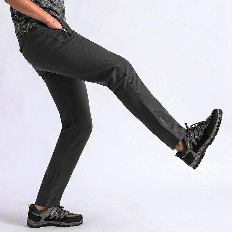 Men Women Winter Hiking Pants Warm Fleece Lined Softshell Trousers Windproof Breathable Outdoor Climbing Skiing