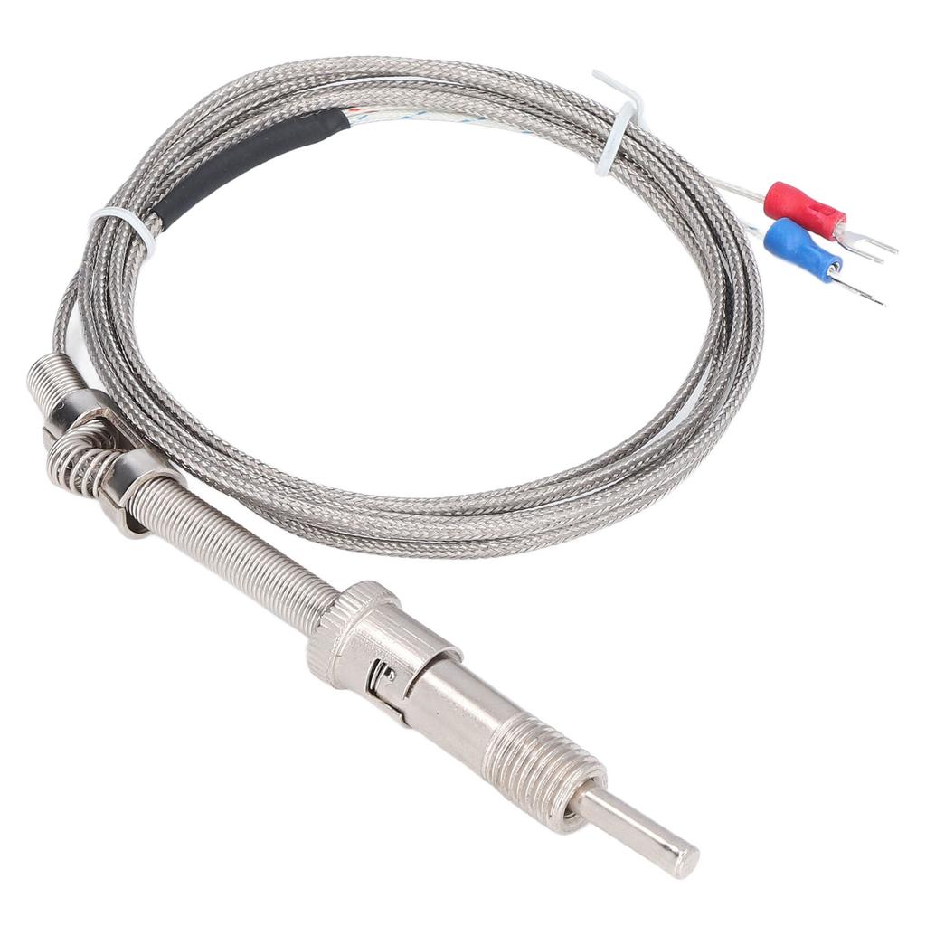 K Type Screw Probe Temperature Sensor Straight Handle Thermocouple Transducer 0?800 Celsius  WRNT