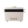 On PRISMATE Salad Chicken Maker with Fun Recipe Book Light Beige Steamer Low Temperature Cooker Slow Cooker [Introduced TV] PR-SK023