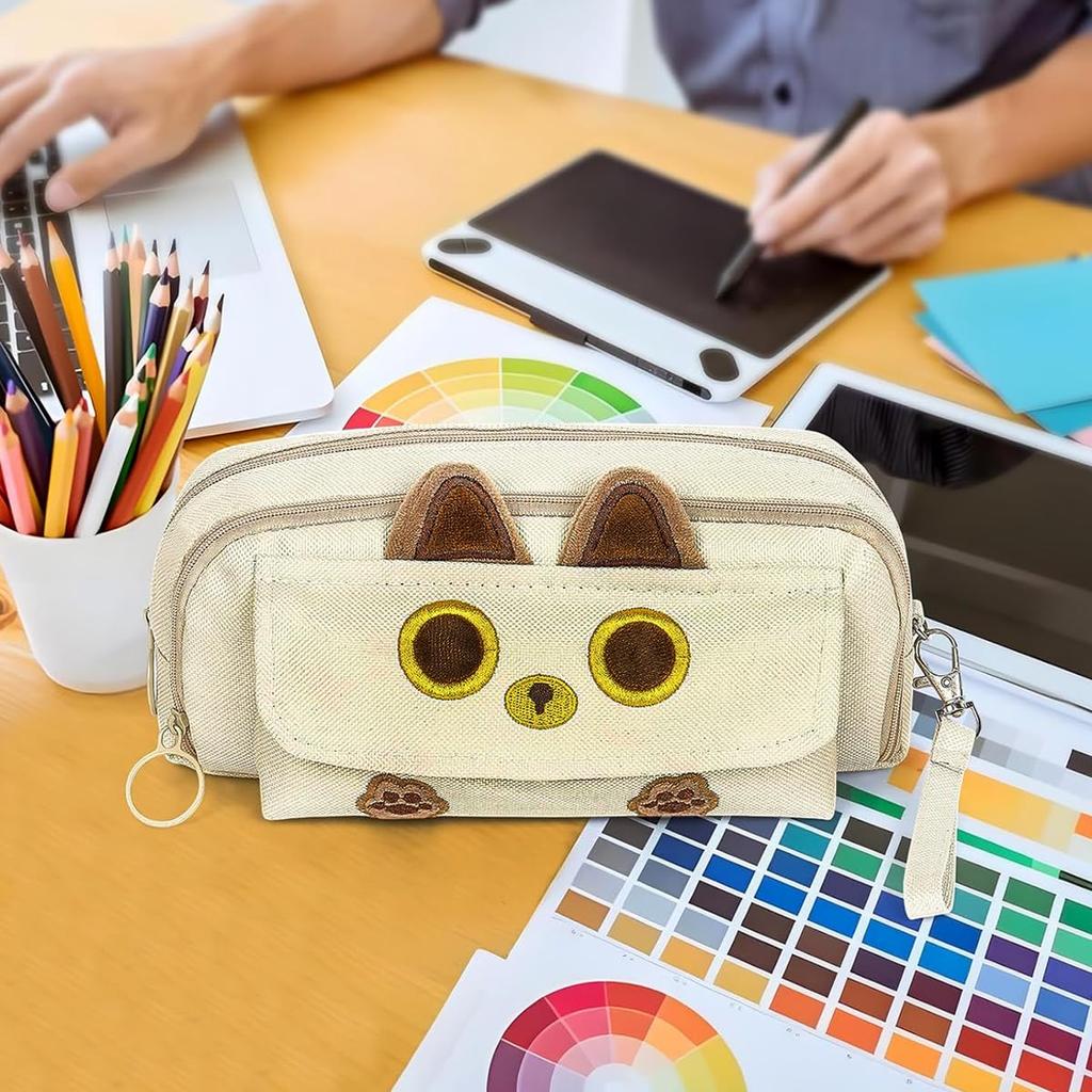 EKEZATA Пенал Милый Пенал для Ученика Младшей Школы Пенал Кошка Пенал Кошка Пенал Для Ученика Начальной Школы Пенал Сумка Для Пеналов