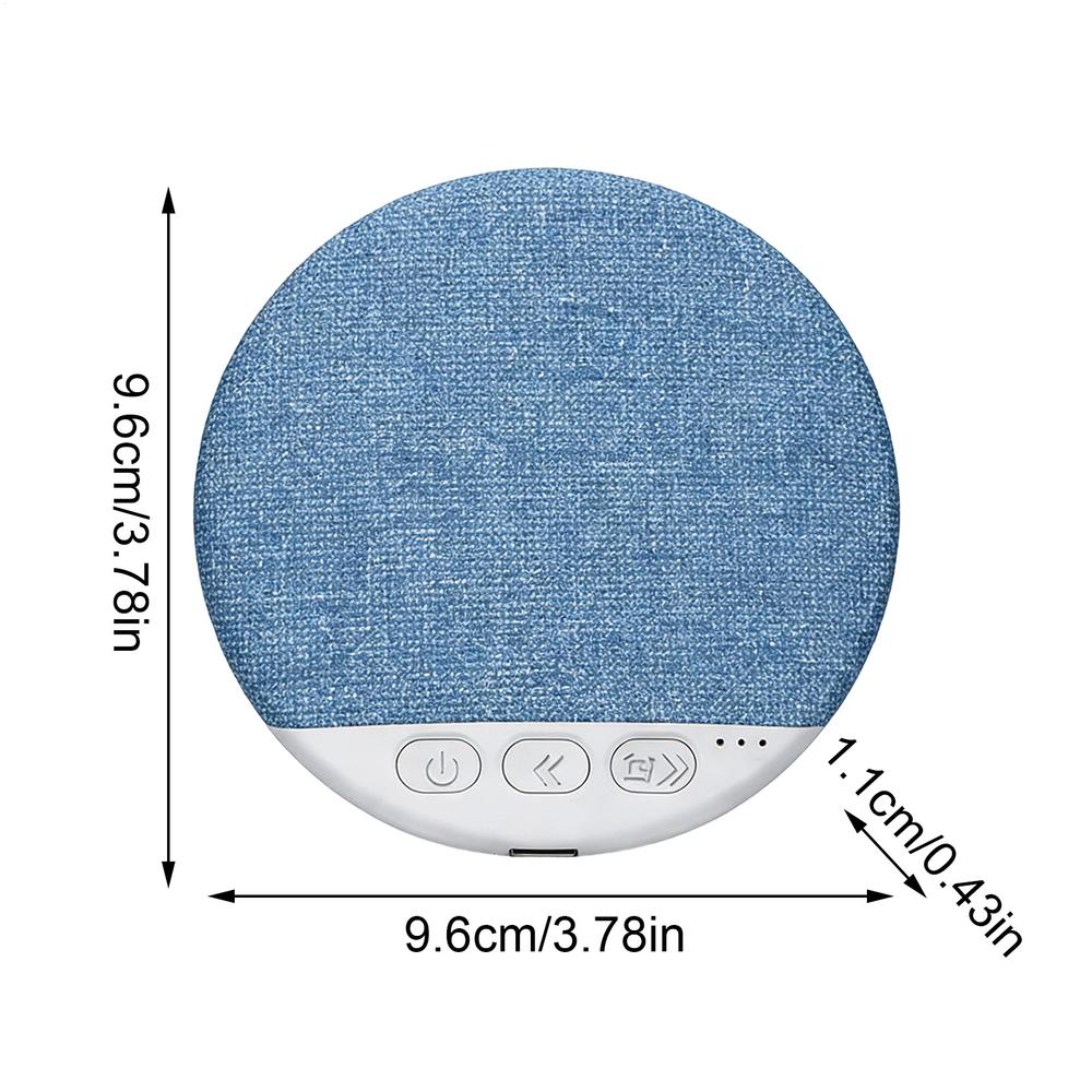 Подушка-динамик для спальни Bluetooth 5.4 Звуковая машина под подушку с поддержкой белого шума Таймеры на 30/60/90 минут Стереозвук