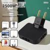 180° Rotatable Ultra-Thin Euro Standard Wall-Mounted Multi-Socket Power Converter.