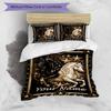 3PC Custom Name Equestrian Dreams Starry Night bedding,soft and breathable,2D flat print,room decor.,Poster Three-piece set,Soccer Three-piece set,Art