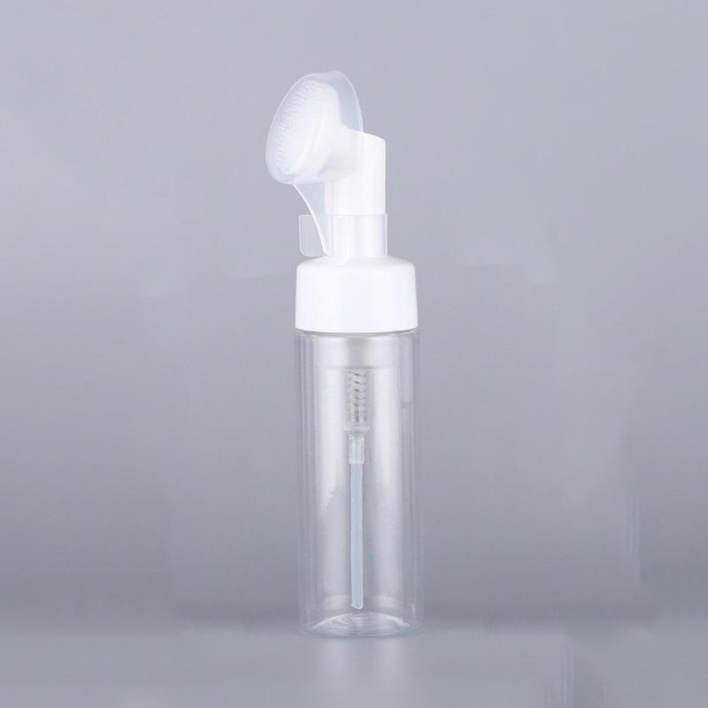 Силиконовая щетка Бутылка для пены Пузырьковая бутылка Очищающий мусс Пузырьковая бутылка Бутылка для мытья Бутылка для мытья Массажная головка щетки Прозрачная бутылка