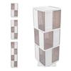 Rotating Bookshelf 360 Display Floor Standing Bookcase Storage Rack Corner Bookshelf for Small Space