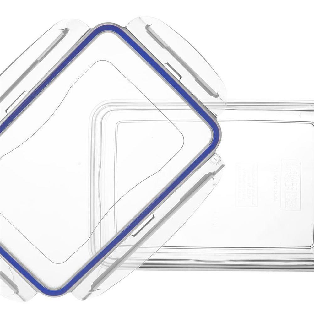 Kitchen Food Storage Container with Seal and Clips 400 ml