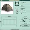 Automatic Camouflage Single-Person Camping Tent