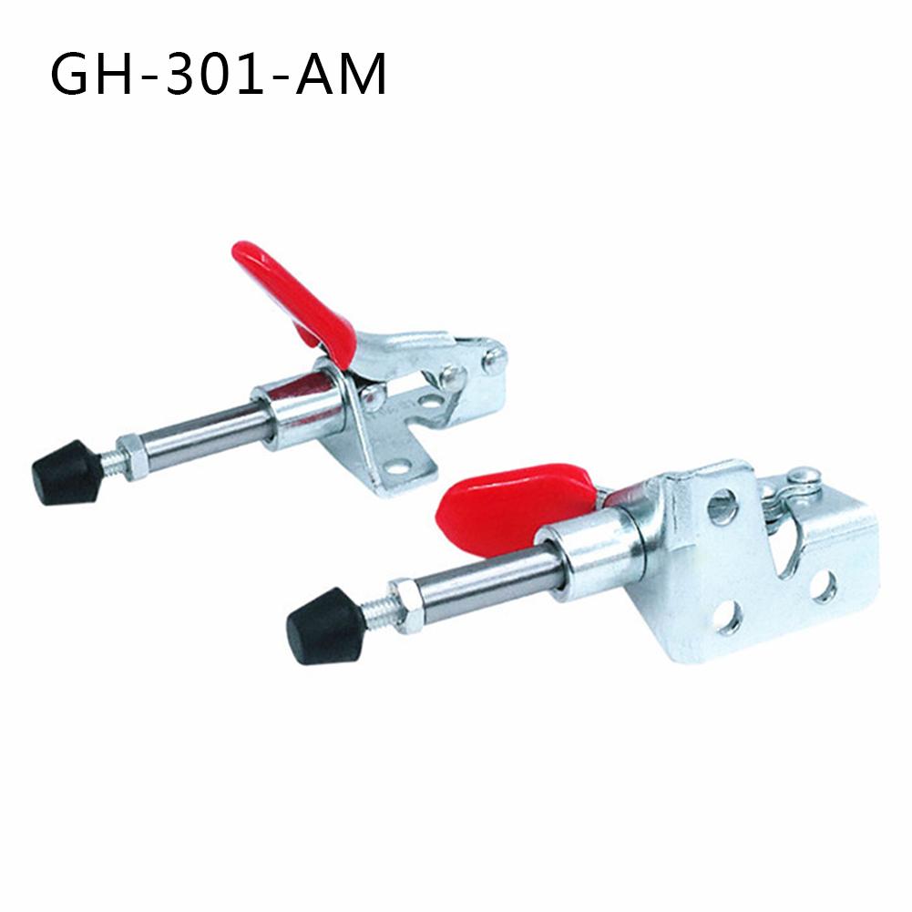 Metal Quick Horizontal Clamp Toggle Clamp Push Pull Type Release Tools Stable clamping force GH-301-A GH-301-AM