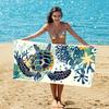 Microfiber Beach Towel Lightweight Super Soft Double-Sided Printing Sand-Free Bath Towel Thin Large Fast Dry Absorbent Towel for Travel Pool