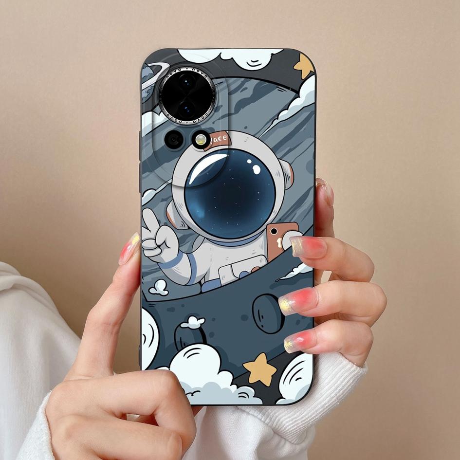 Cover For Huawei Nova 12 Ultra 12i Phone Case Popular Bear Dinosaur Silicone Soft Shockproof Bumper For Huawei Nova 12 Pro Funda