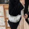 Простая и универсальная сумка-пельмень большая вместимость женская сумка нишевый дизайн высококачественная женская сумка через плечо мессенджер