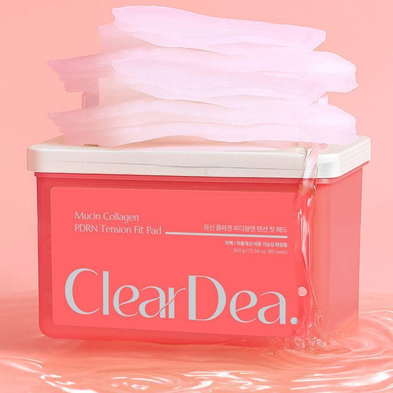 ClearDea Mucin Collagen PDRN Tension Fit Pads 80 pads