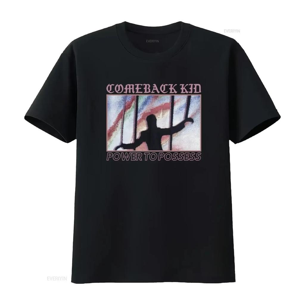 COMEBACK KID band t shirt cotton black gift for fan vintage Washed Comfortable Unisex Slightly