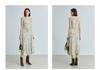 LILY vacation style contrasting color waist cinching dress